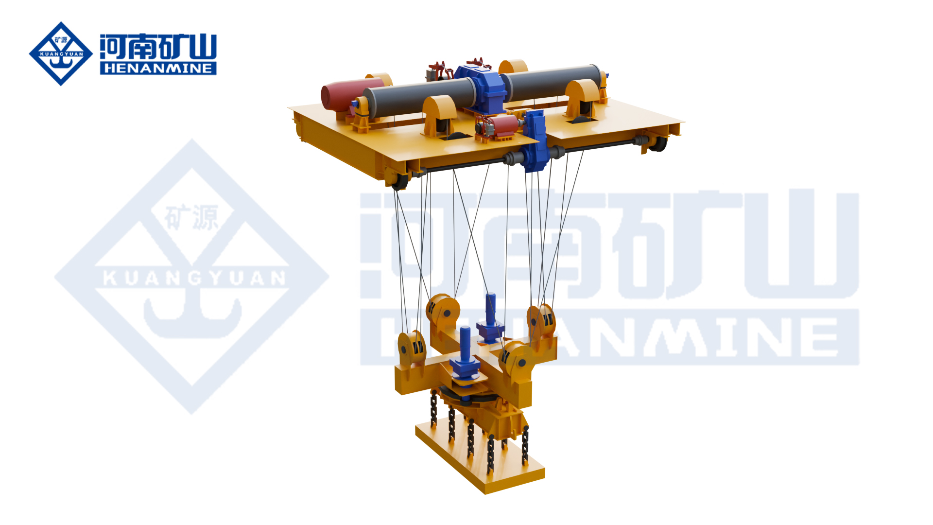 下旋转电磁挂梁桥式起重机3