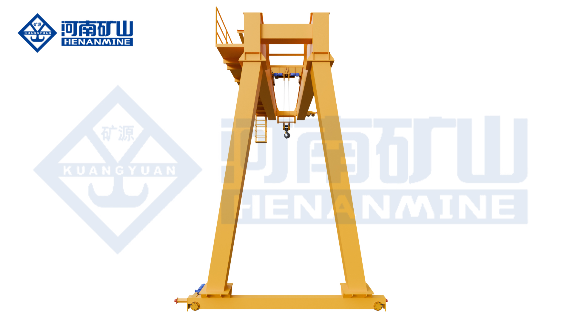 新型双主梁电动葫芦半门式起重机3